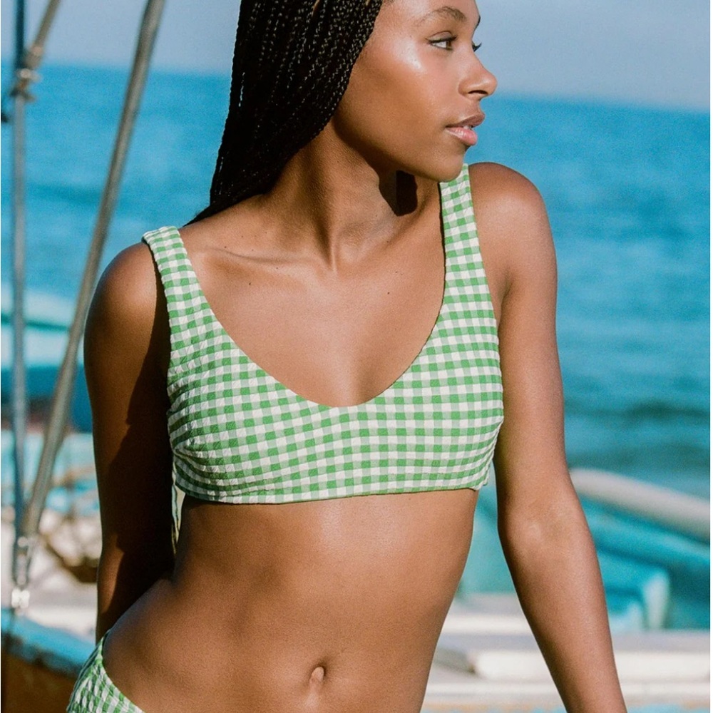 NWT Andie Swim 90s High Rise bottoms and Delray Bikini Top
